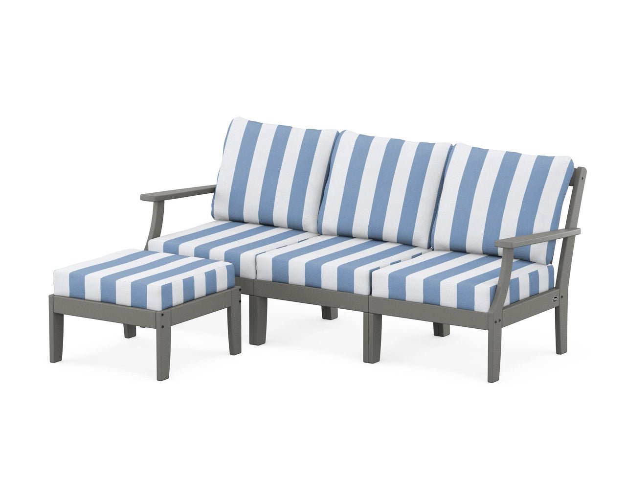 Trex Yacht Club Modular 4-Piece Deep Seating Set with Ottoman