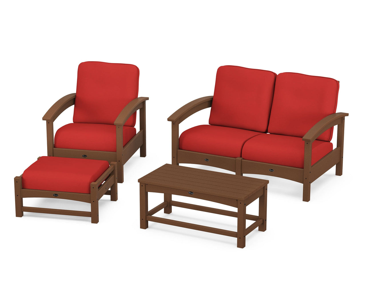 Trex Rockport 4-Piece Deep Seating Conversation Group