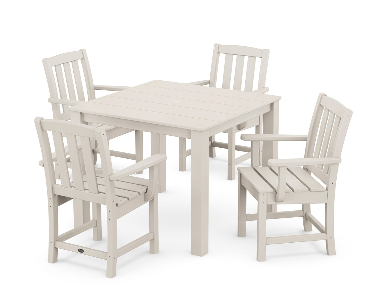 Trex Cape Cod 5-Piece Parsons Dining Set - Sand Castle