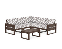 Thumbnail for Trex Eastport 6-Piece Deep Seating Sectional + Coffee Table Set