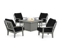 Thumbnail for Trex Cape Cod 5-Piece Deep Seating Set with Fire Pit Table