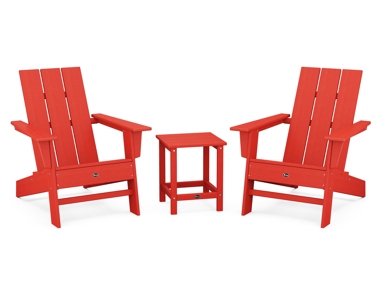 Trex Eastport 3-Piece Modern Adirondack Set