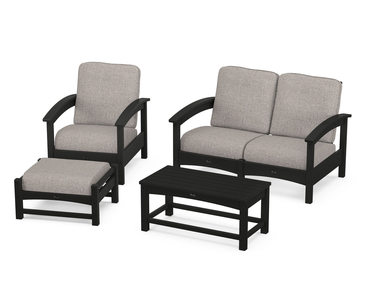 Trex Rockport 4-Piece Deep Seating Conversation Group