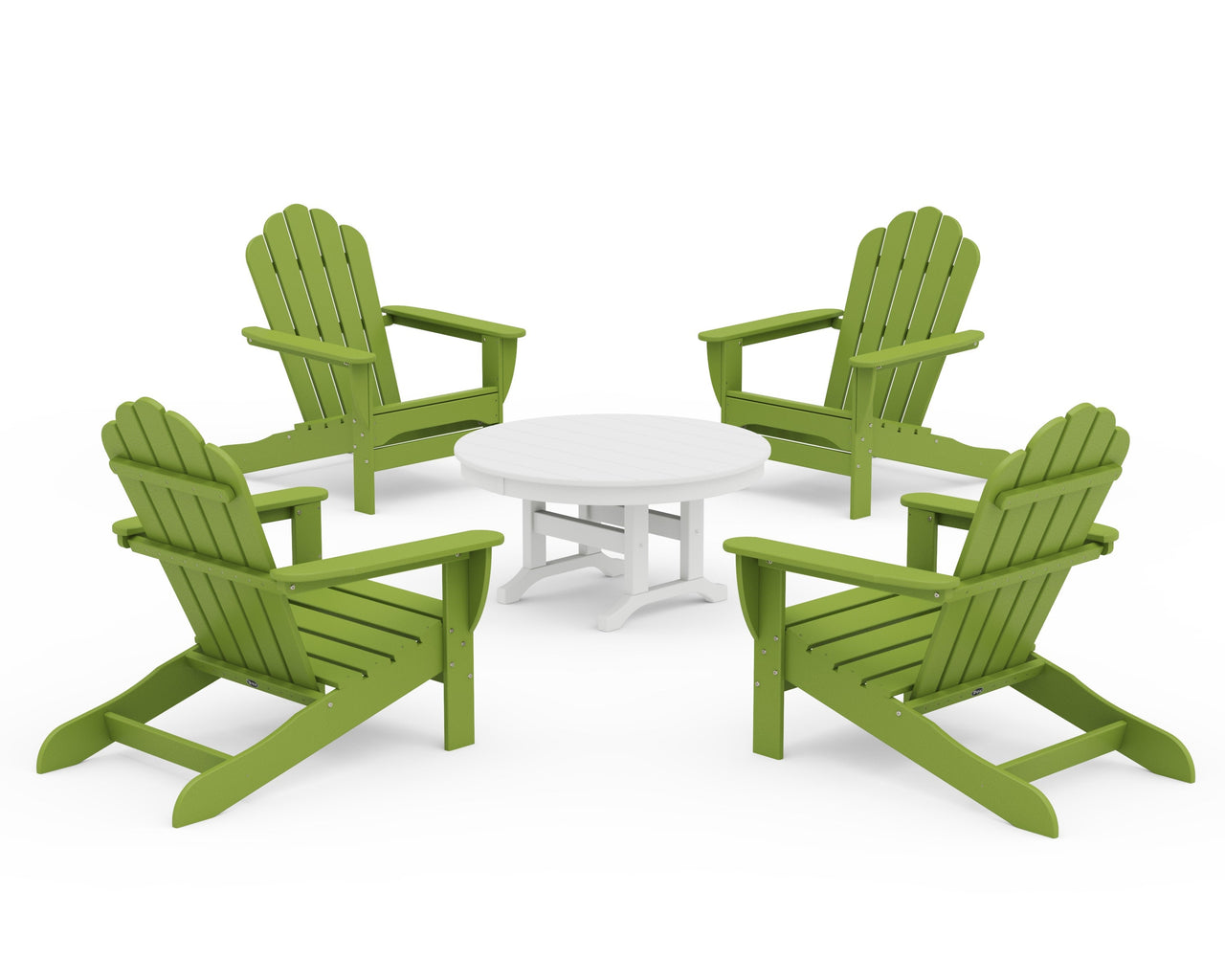 Trex 5-Piece Monterey Bay Oversized Adirondack Chair Conversation Group