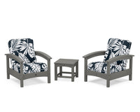 Thumbnail for Trex Rockport Club 3-Piece Deep Seating Conversation Set