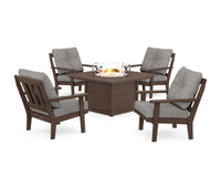 Thumbnail for Trex Cape Cod 5-Piece Deep Seating Set with Fire Pit Table