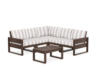 Thumbnail for Trex Eastport 6-Piece Deep Seating Sectional + Coffee Table Set