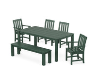 Thumbnail for Trex Cape Cod 6-Piece Parsons Dining Set with Bench