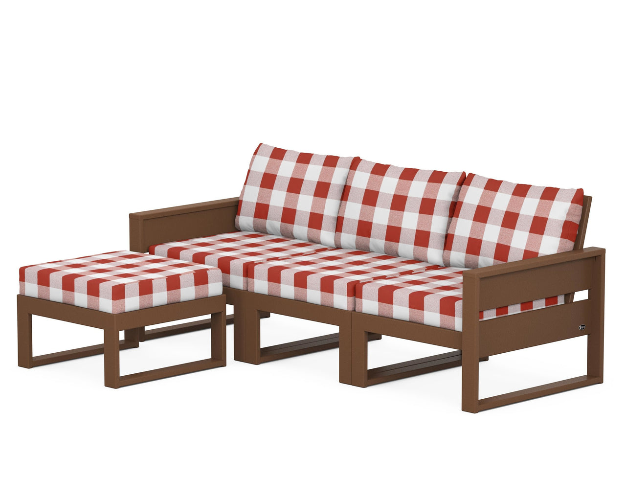 Trex Eastport 4- Piece Sectional with Ottoman