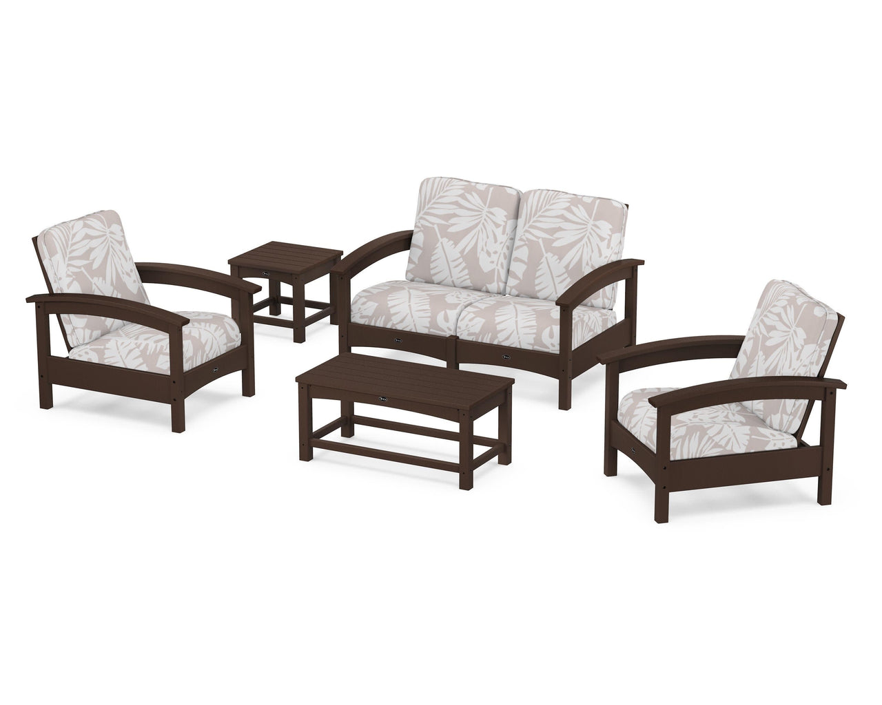Trex Rockport Club 6-Piece Deep Seating Conversation Set