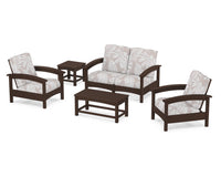 Thumbnail for Trex Rockport Club 6-Piece Deep Seating Conversation Set
