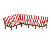 Thumbnail for Trex Yacht Club Modular 6-Piece Deep Seating Set