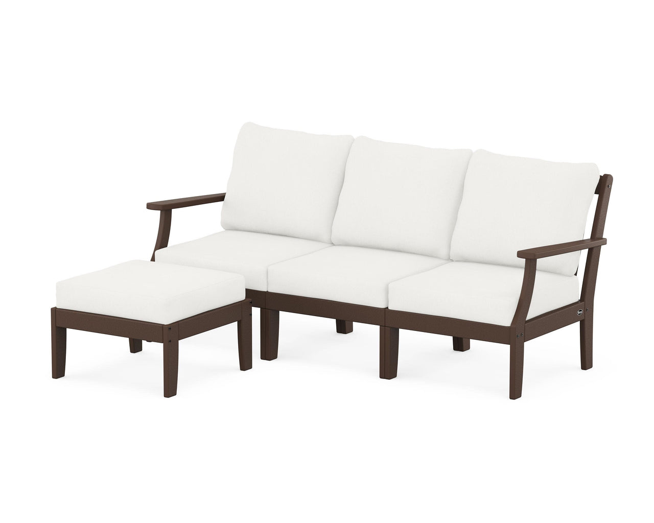 Trex Yacht Club Modular 4-Piece Deep Seating Set with Ottoman