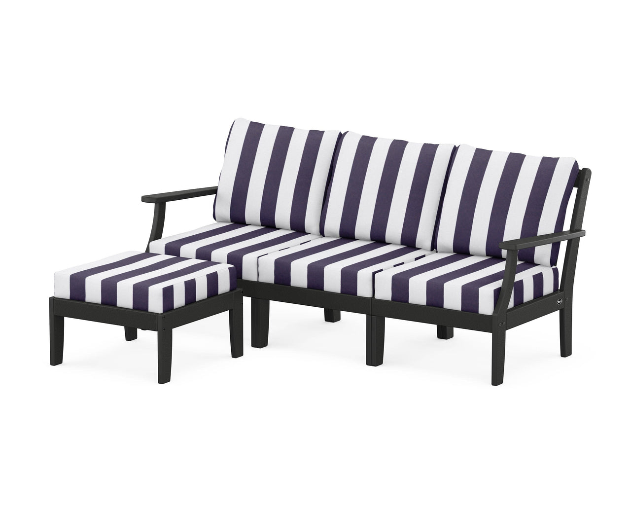 Trex Yacht Club Modular 4-Piece Deep Seating Set with Ottoman