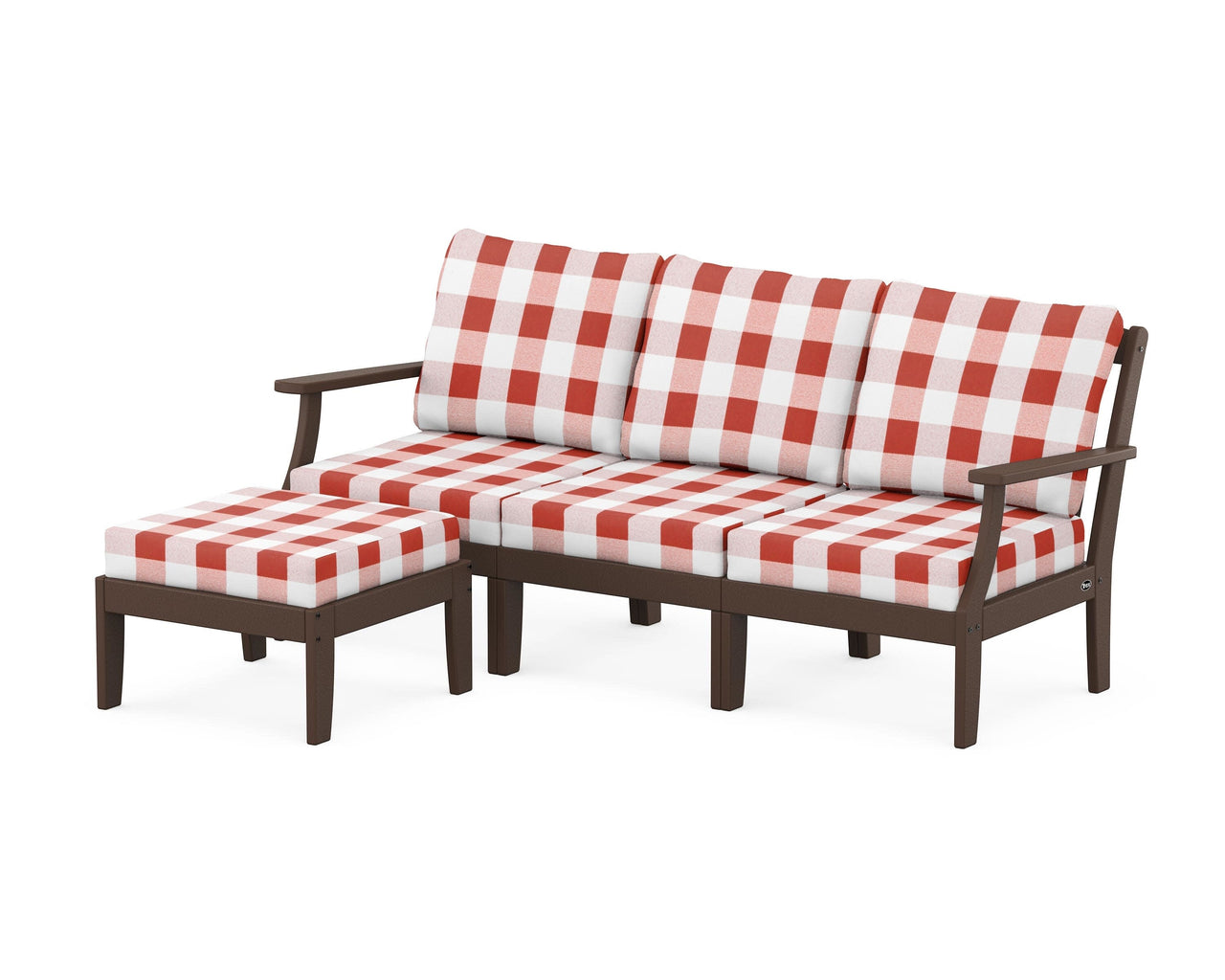 Trex Yacht Club Modular 4-Piece Deep Seating Set with Ottoman