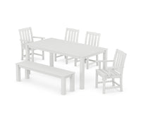 Thumbnail for Trex Cape Cod 6-Piece Parsons Dining Set with Bench