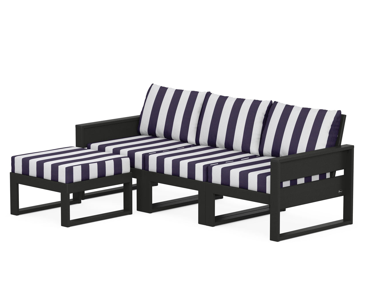 Trex Eastport 4- Piece Sectional with Ottoman