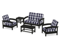 Thumbnail for Trex Rockport Club 6-Piece Deep Seating Conversation Set