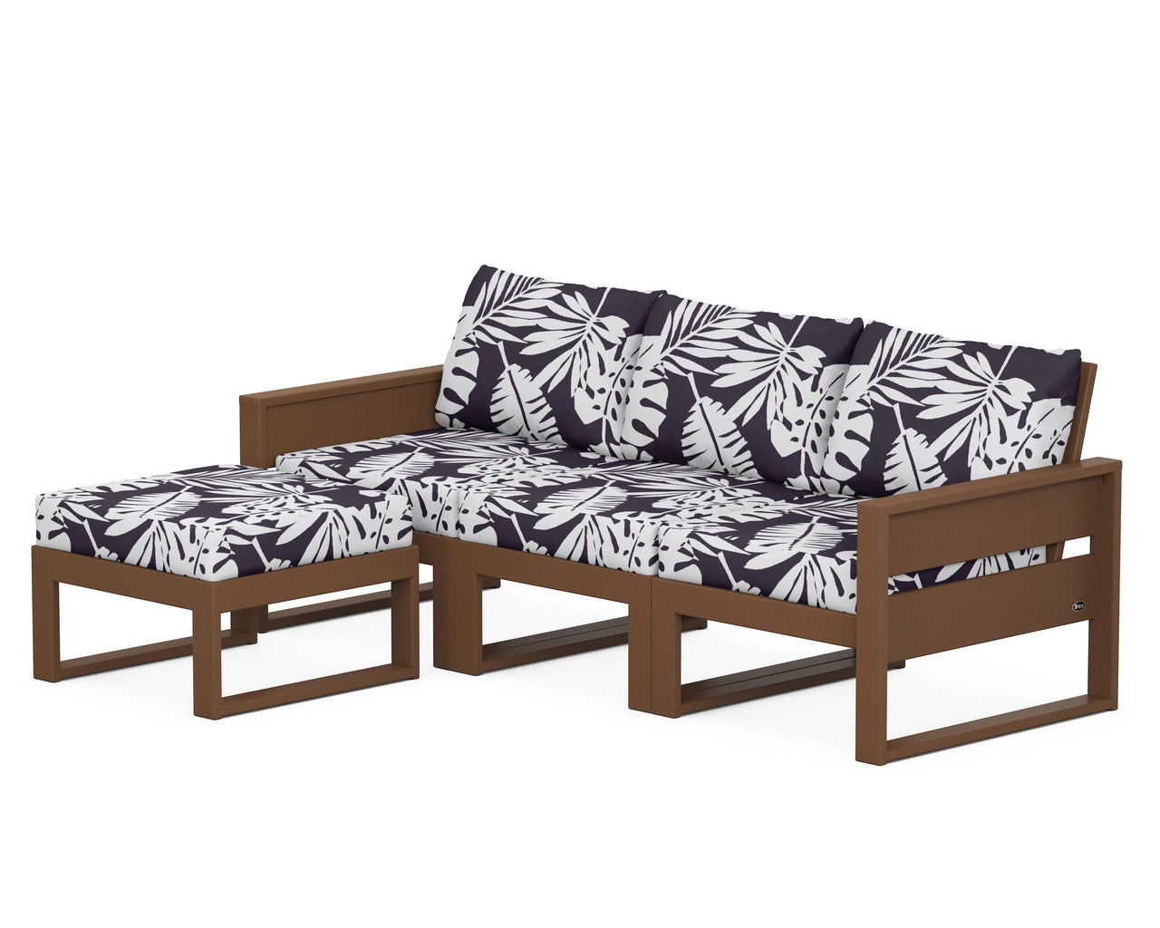 Trex Eastport 4- Piece Sectional with Ottoman