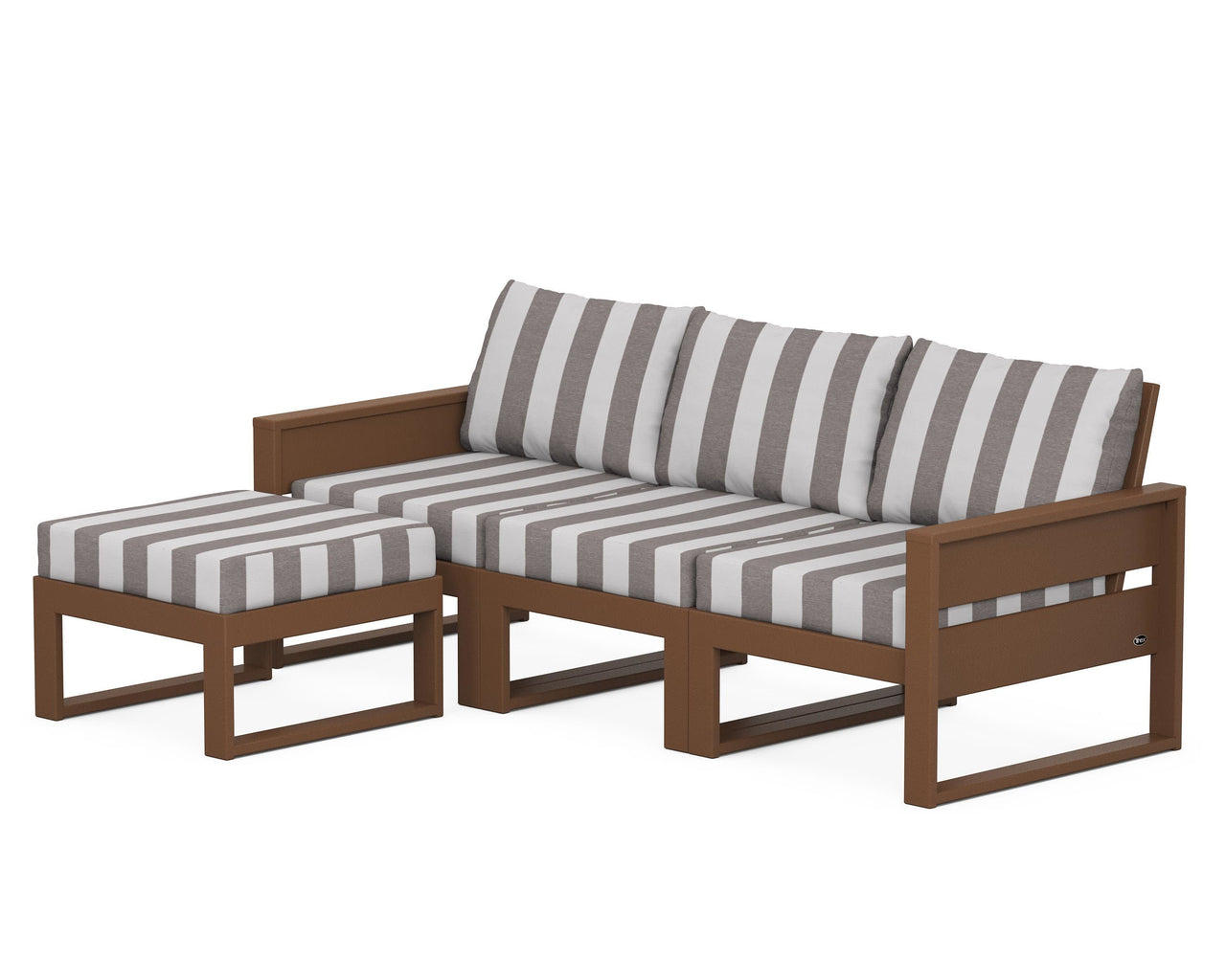 Trex Eastport 4- Piece Sectional with Ottoman
