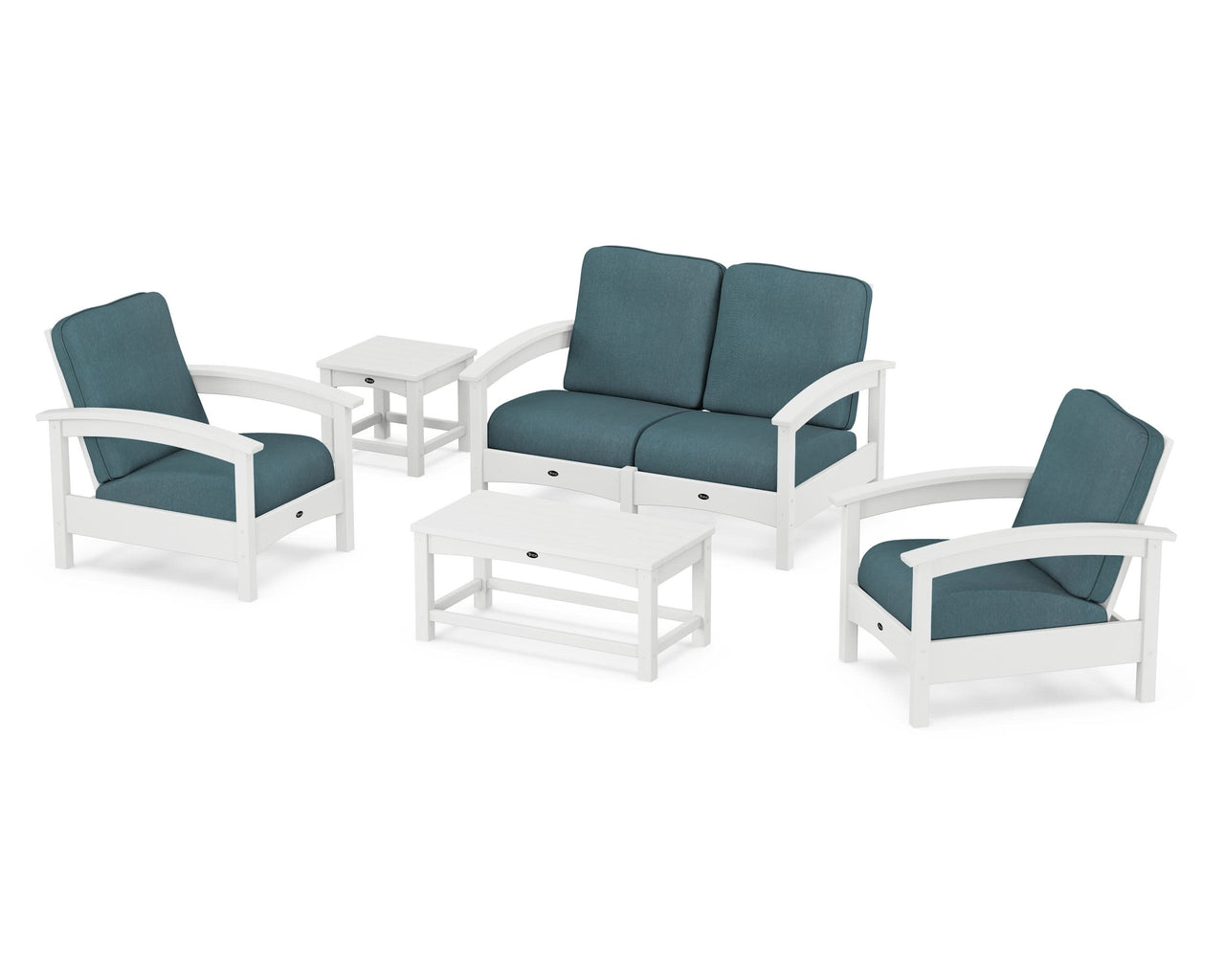 Trex Rockport Club 6-Piece Deep Seating Conversation Set
