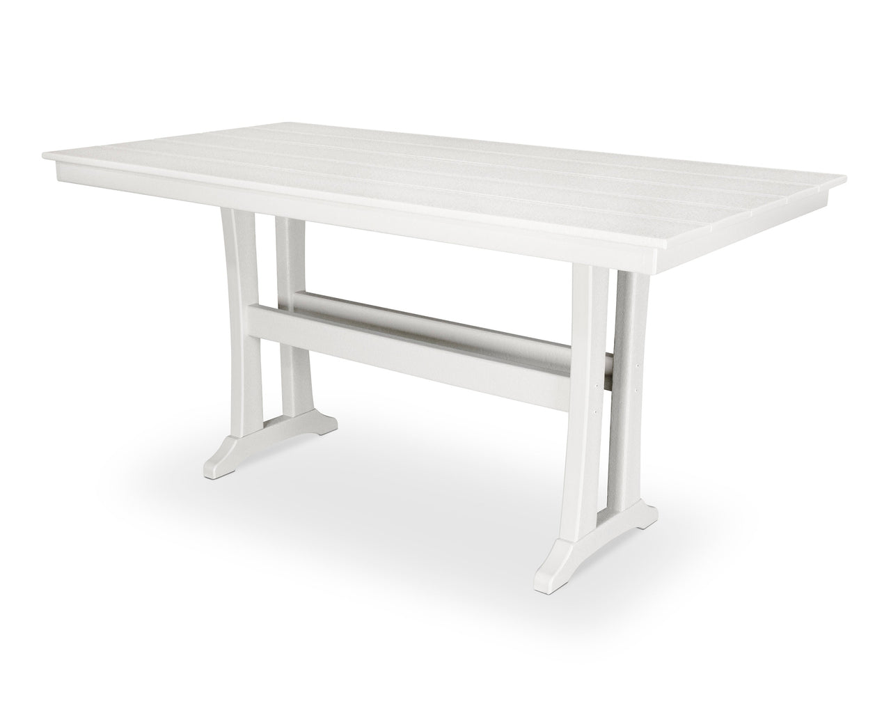 Trex Farmhouse Trestle 37" x 72" Counter Table