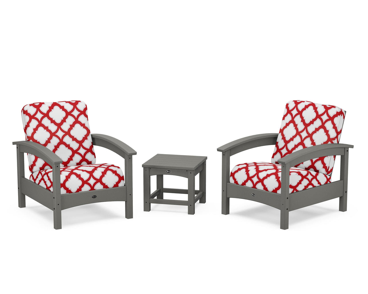 Trex Rockport Club 3-Piece Deep Seating Conversation Set