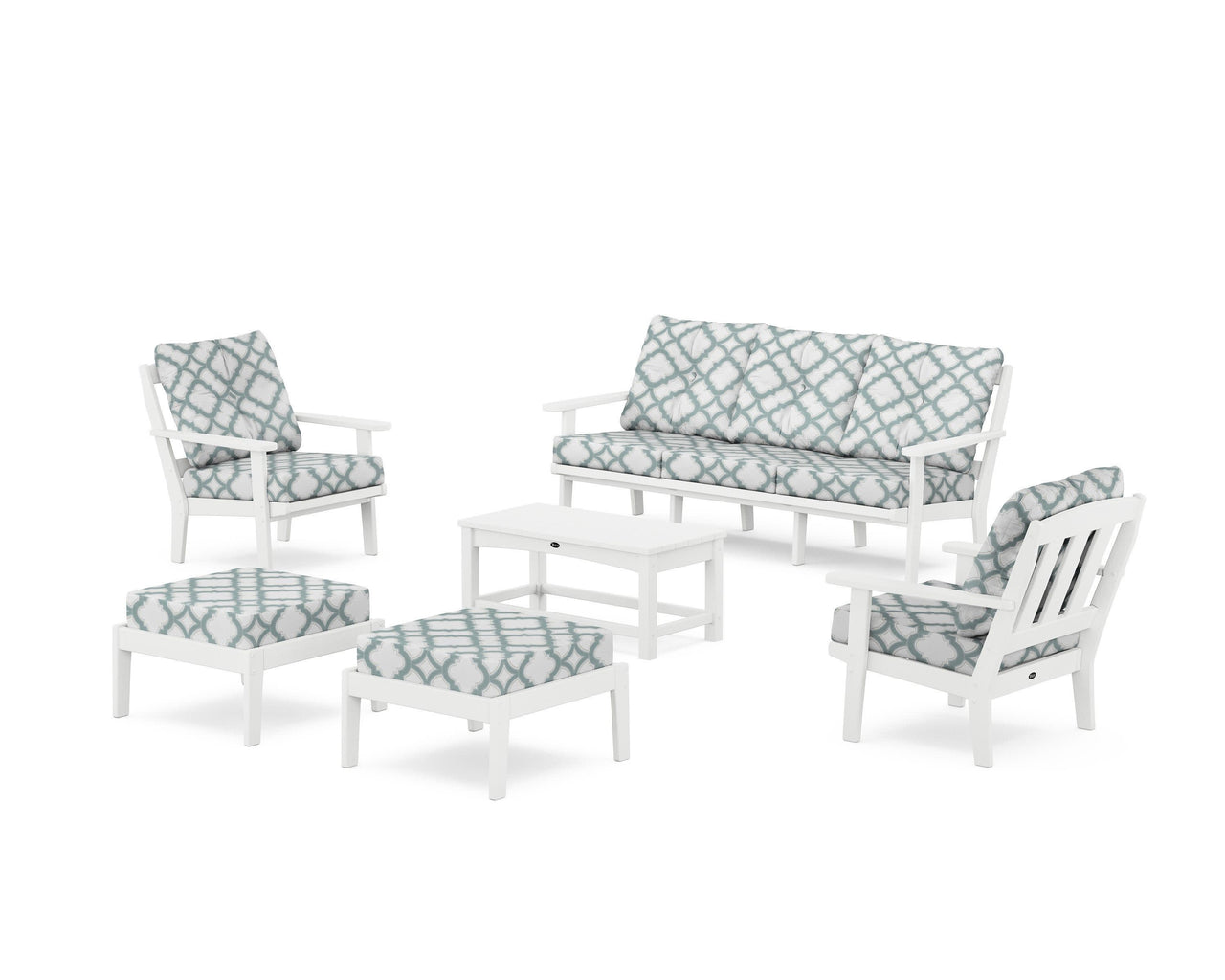 Trex Cape Cod 6-Piece Lounge Sofa Set