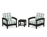 Thumbnail for Trex Rockport Club 3-Piece Deep Seating Conversation Set