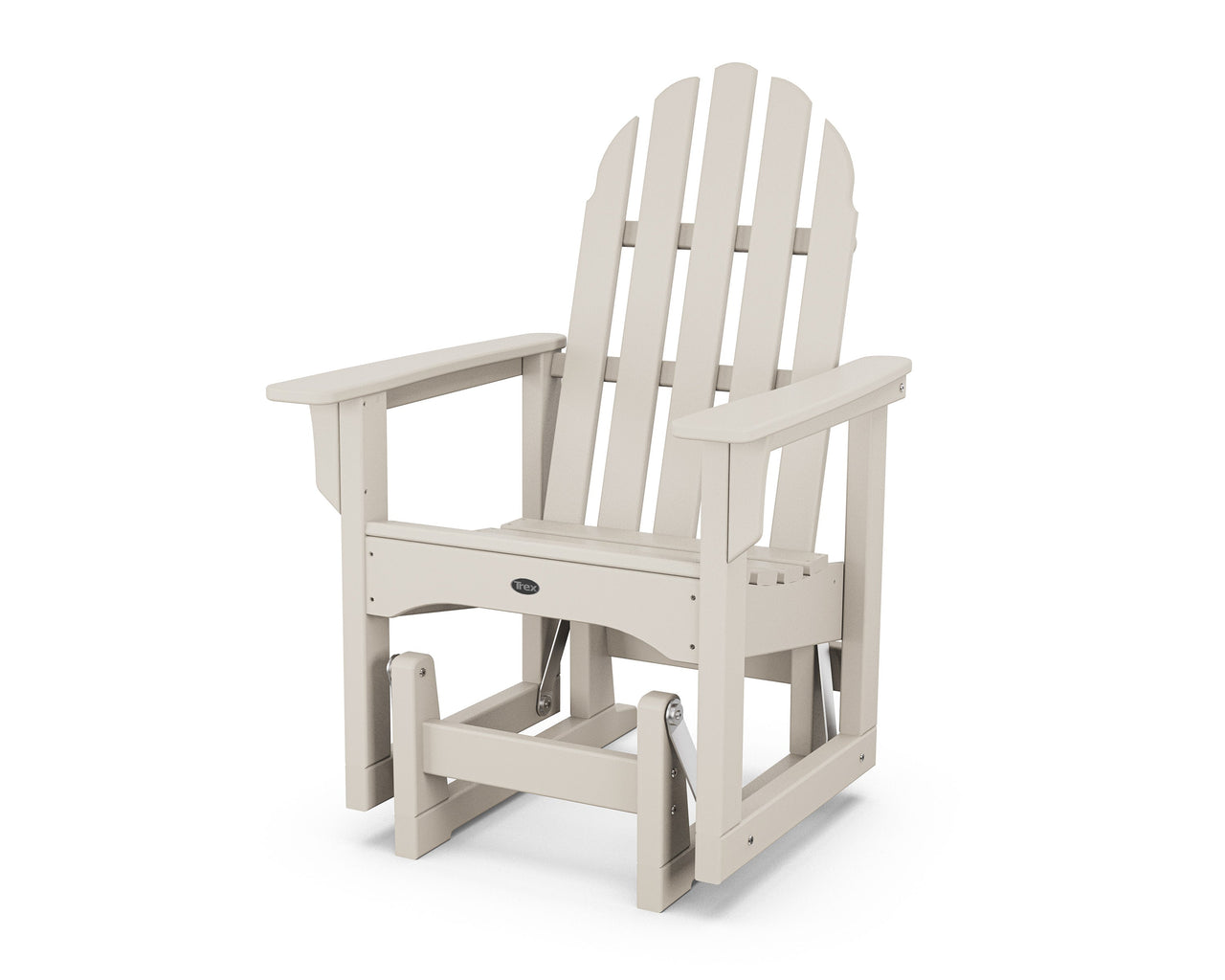 Trex Cape Cod Adirondack Glider Chair - Sand Castle