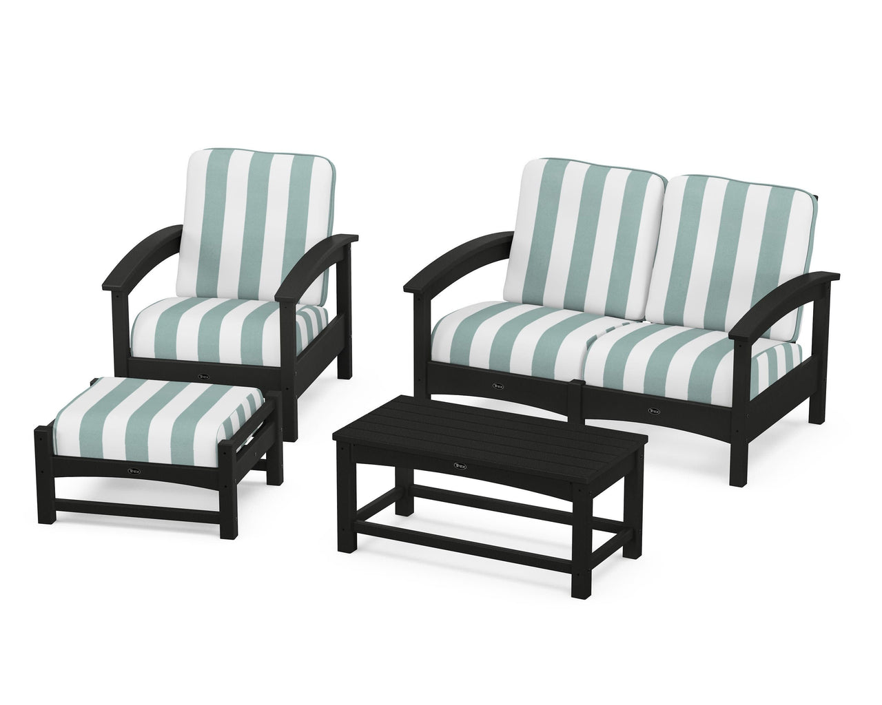 Trex Rockport 4-Piece Deep Seating Conversation Group