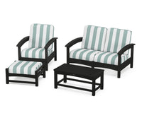 Thumbnail for Trex Rockport 4-Piece Deep Seating Conversation Group