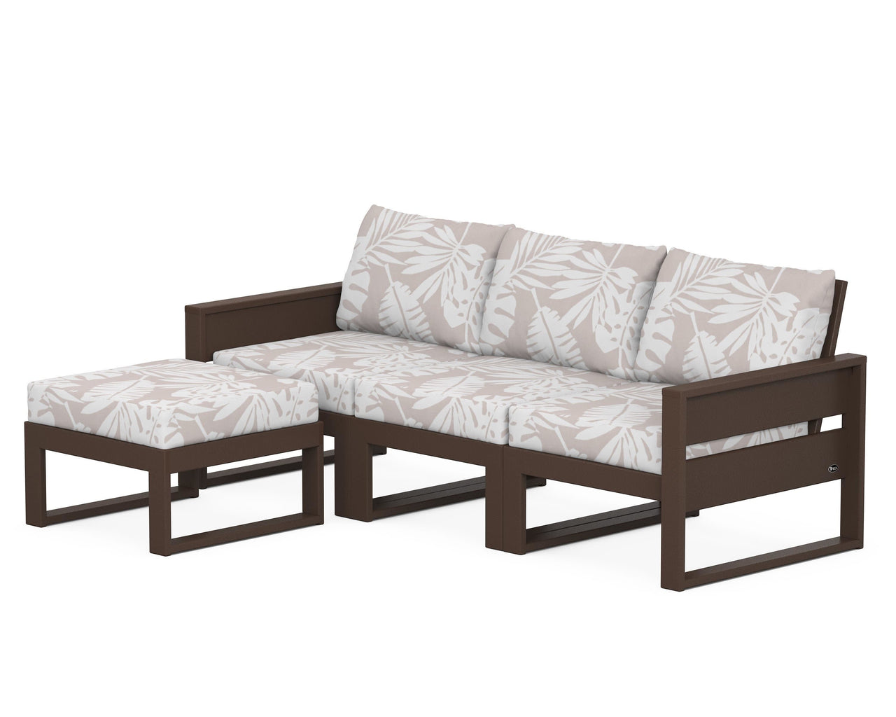 Trex Eastport 4- Piece Sectional with Ottoman