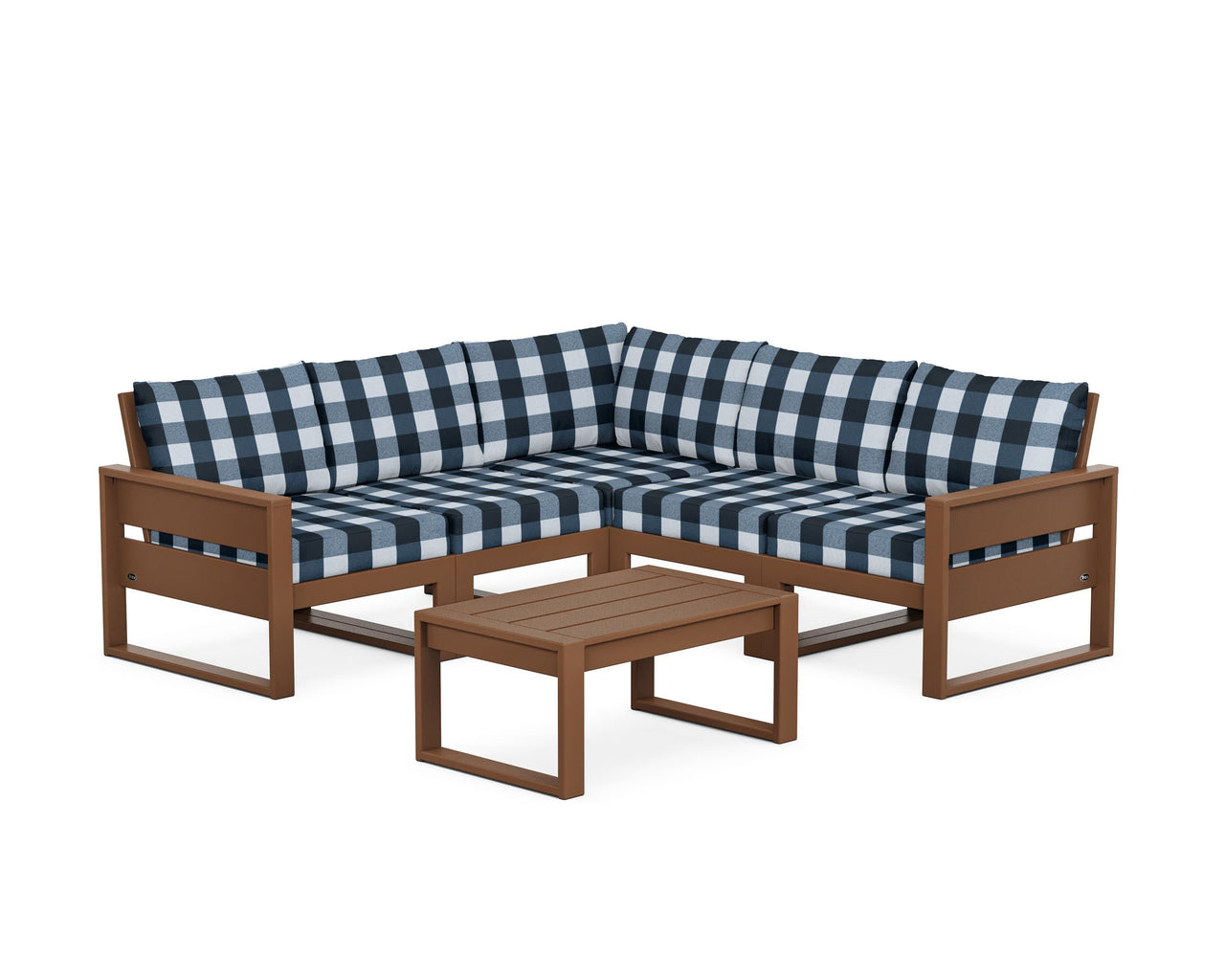 Trex Eastport 6-Piece Deep Seating Sectional + Coffee Table Set