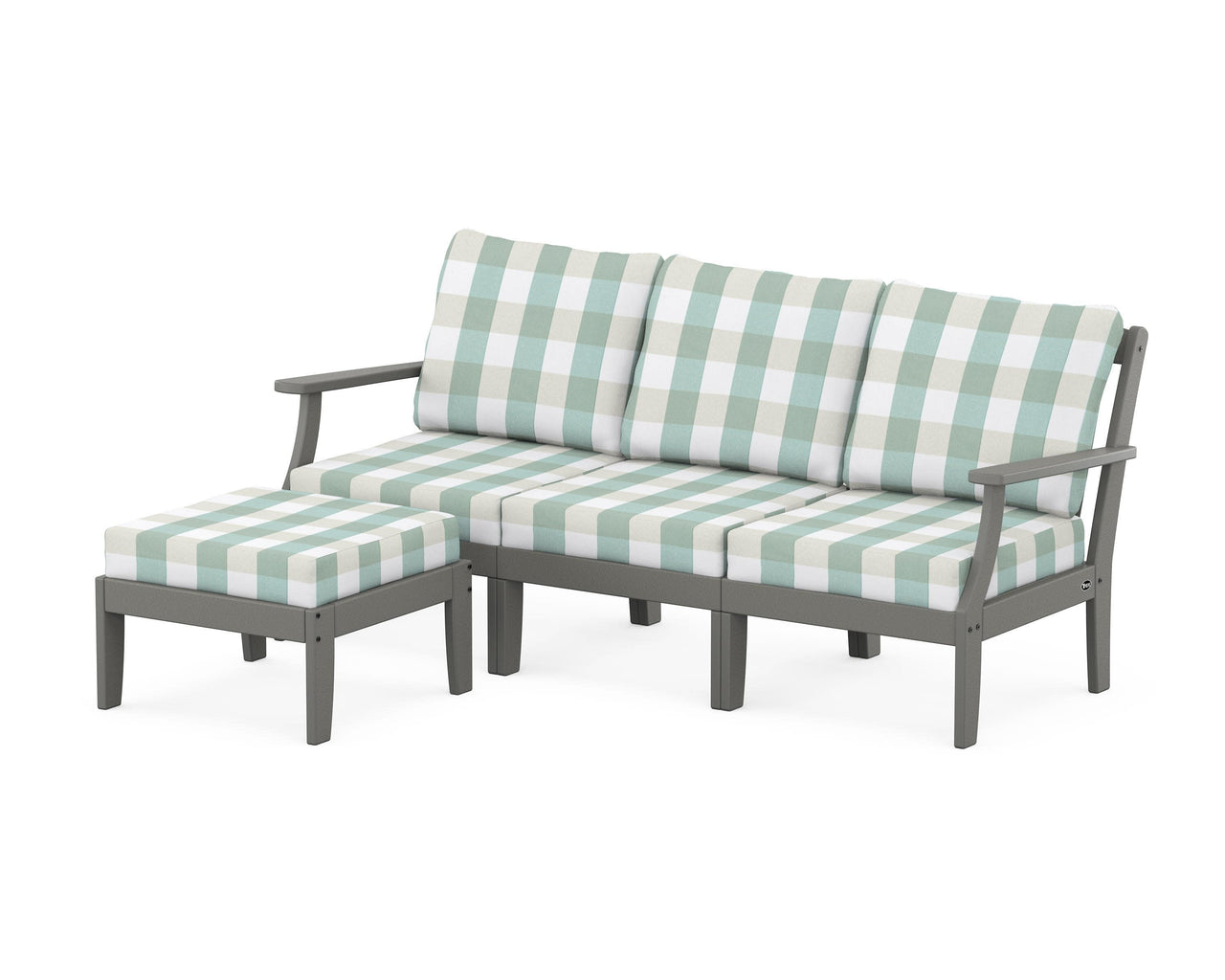 Trex Yacht Club Modular 4-Piece Deep Seating Set with Ottoman