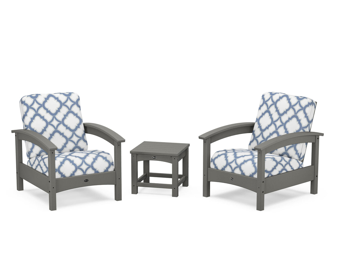 Trex Rockport Club 3-Piece Deep Seating Conversation Set