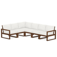 Thumbnail for POLYWOOD Edge 6 Piece Modular Deep Seating Set