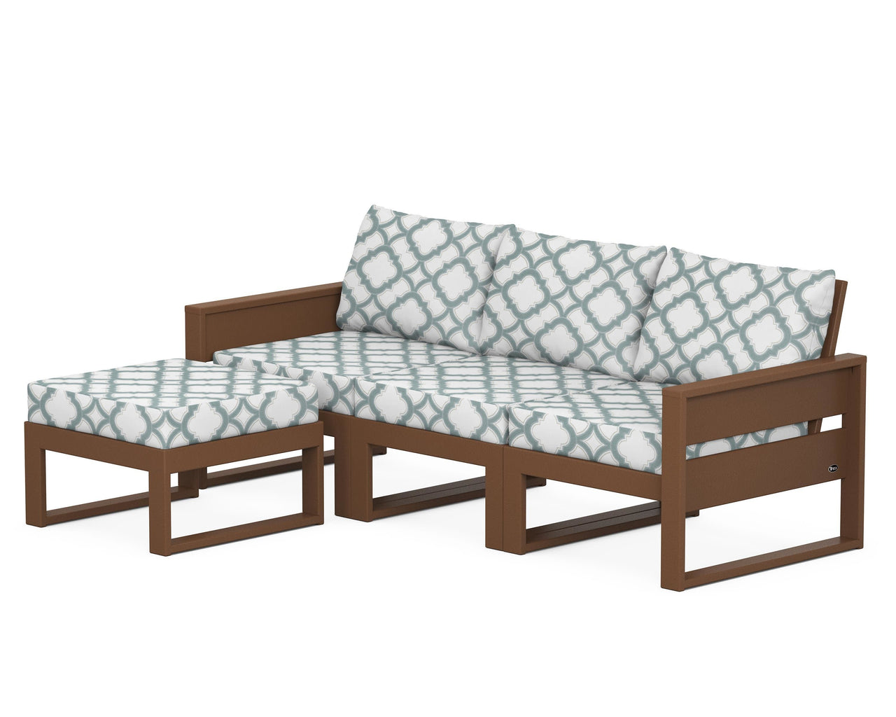 Trex Eastport 4- Piece Sectional with Ottoman