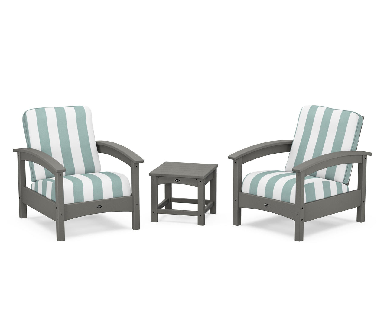 Trex Rockport Club 3-Piece Deep Seating Conversation Set