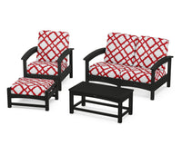 Thumbnail for Trex Rockport 4-Piece Deep Seating Conversation Group