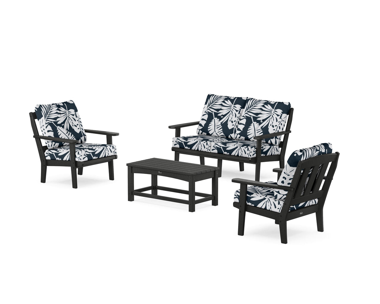 Trex Cape Cod 4-Piece Deep Seating Set with Loveseat