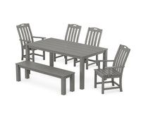 Thumbnail for Trex Yacht Club 6-Piece Parsons Dining Set with Bench