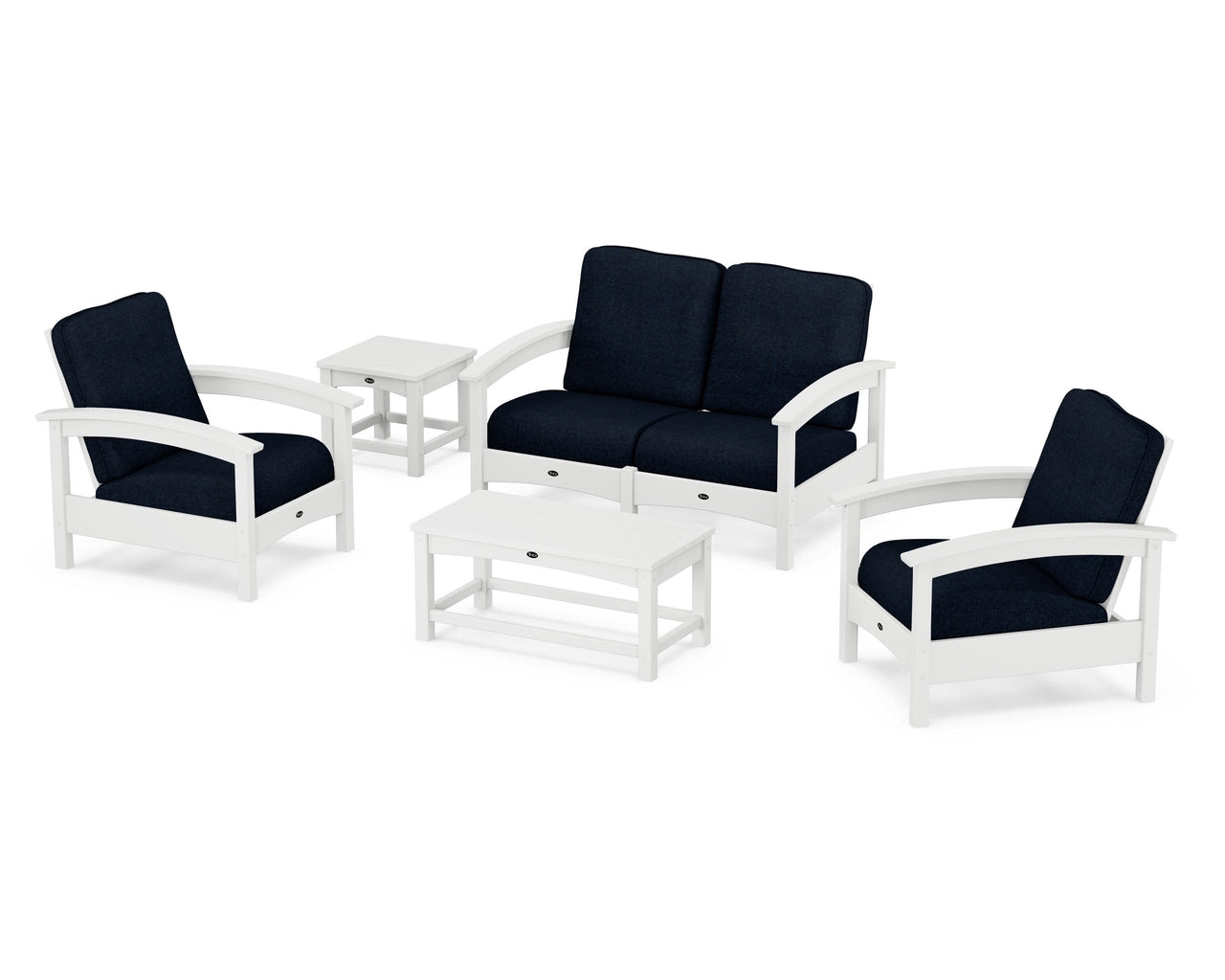 Trex Rockport Club 6-Piece Deep Seating Conversation Set