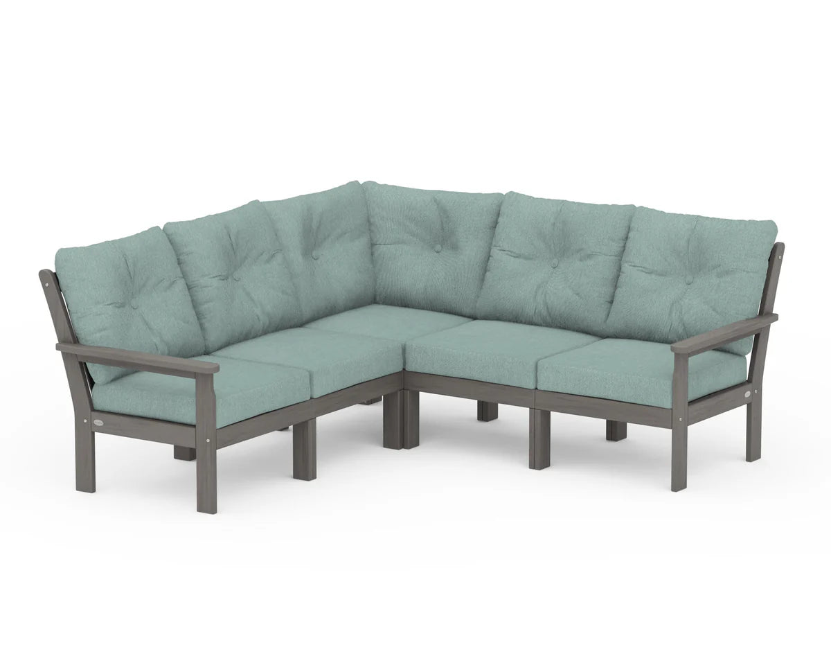 POLYWOOD Vineyard 5-Piece Sectional
