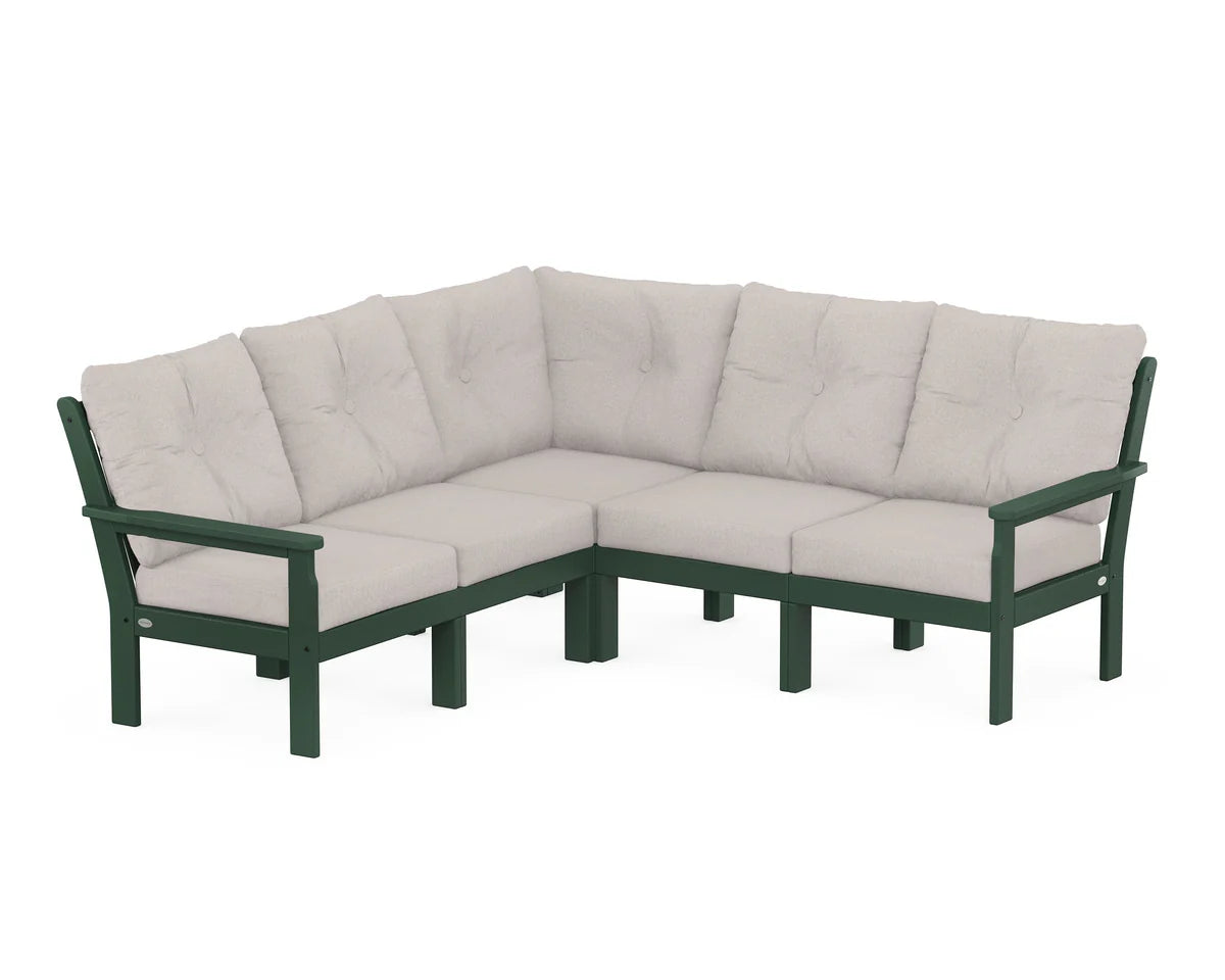 POLYWOOD Vineyard 5-Piece Sectional