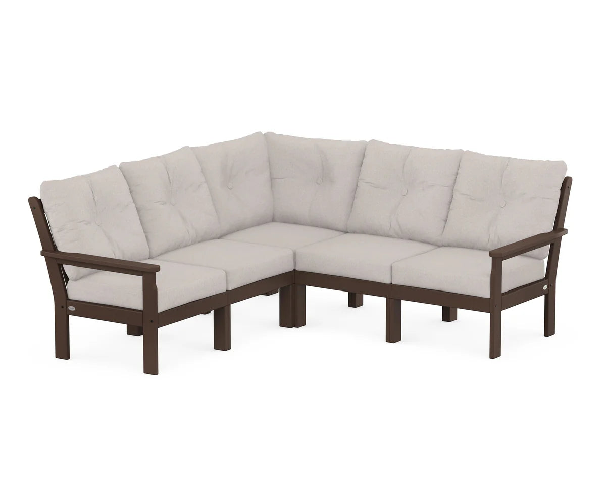 POLYWOOD Vineyard 5-Piece Sectional