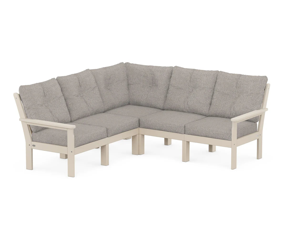 POLYWOOD Vineyard 5-Piece Sectional