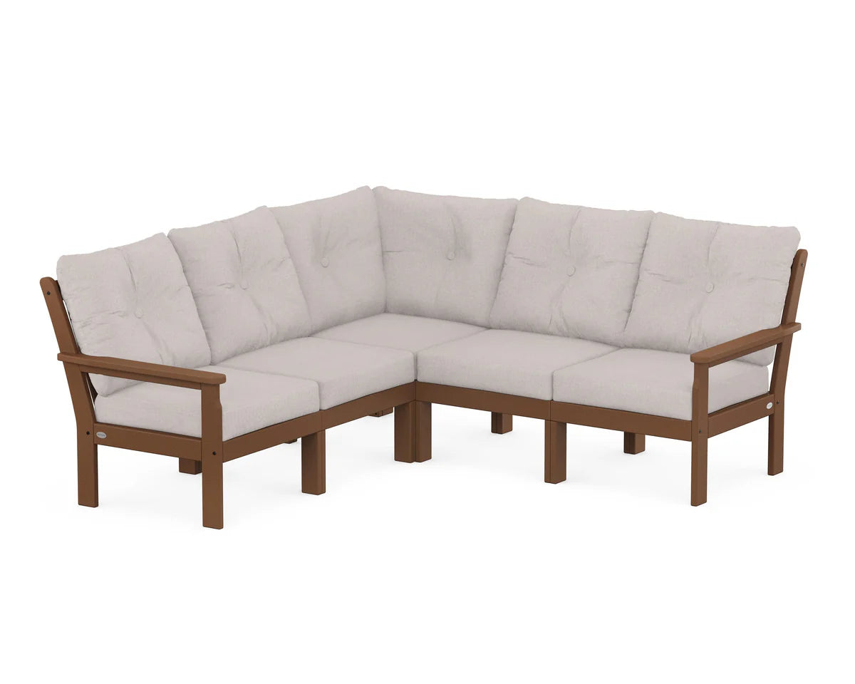 POLYWOOD Vineyard 5-Piece Sectional