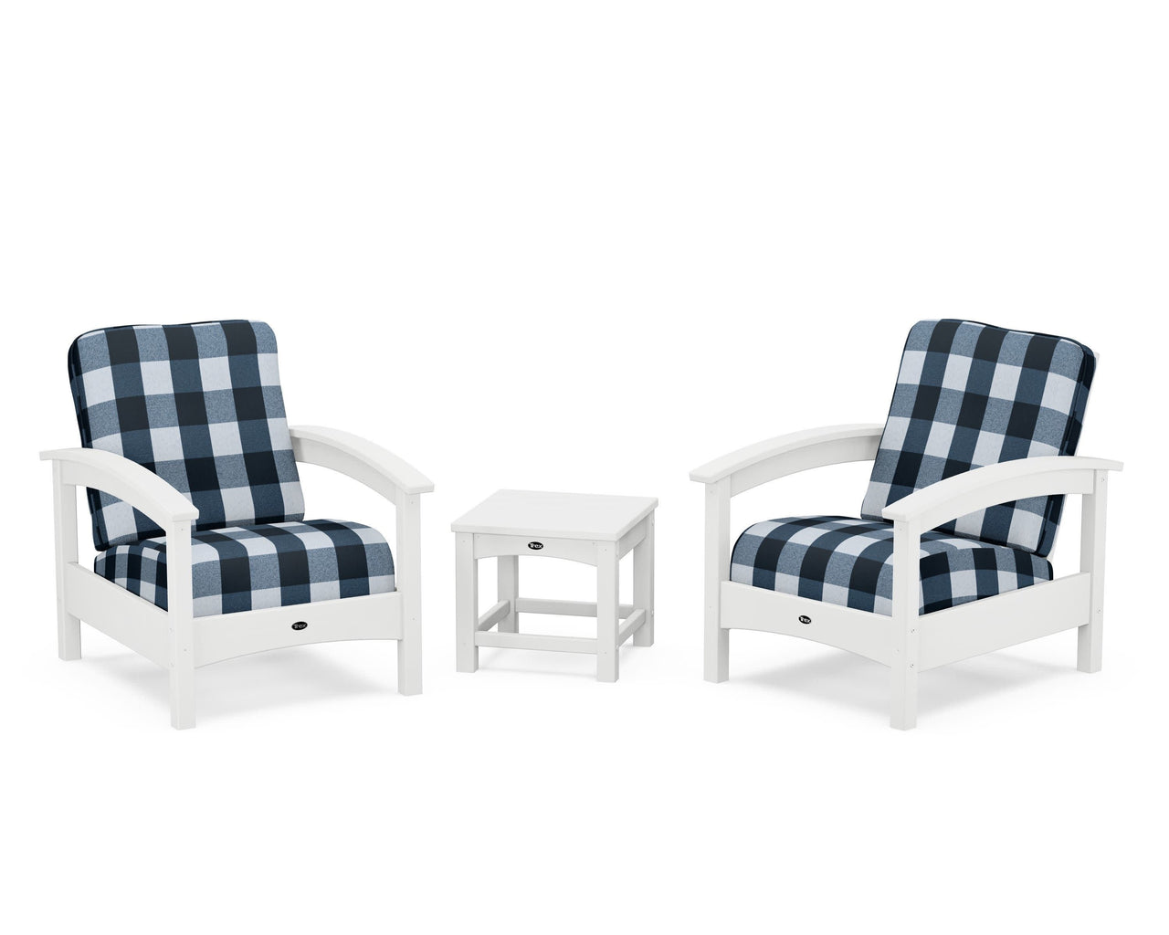 Trex Rockport Club 3-Piece Deep Seating Conversation Set