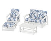 Thumbnail for Trex Rockport 4-Piece Deep Seating Conversation Group